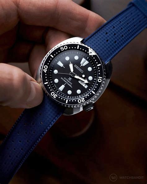 seiko turtle rubber strap